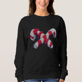 Christmas Candy Cane Sweatshirt