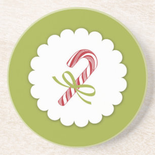 Christmas Candy Cane Untersetzer
