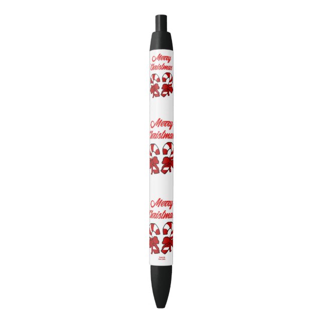 Christmas Candy Canes Pen Kugelschreiber (Vorderseite Vertikal)