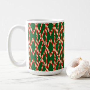 Christmas Candy Red White Vector Design Kaffeetasse