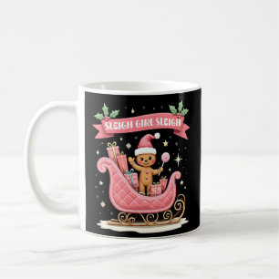 Christmas Candy Sleigh Girl Gingerbread Holiday Kaffeetasse
