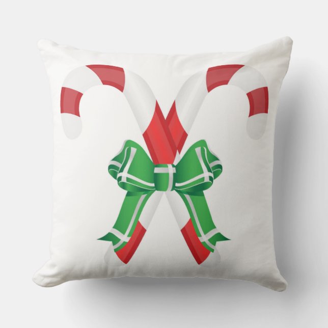 CHRISTMAS CANDYCANES KISSEN (Vorderseite)