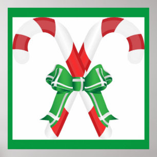 CHRISTMAS CANDYCANES POSTER