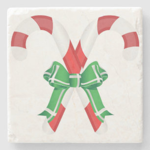 CHRISTMAS CANDYCANES STEINUNTERSETZER