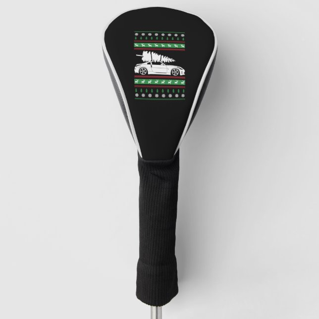 Christmas Car Golf Headcover (Vorderseite)