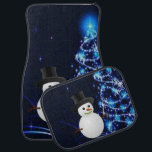 Christmas Car Mat Snowman Autofußmatte<br><div class="desc">Weihnachtswagenmatten,  Kinderwagen,  Snowman-Matten,  Santa Car Mats,  Elf-Autos, </div>