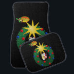Christmas Car Mat Snowman Autofußmatte<br><div class="desc">Weihnachtswagenmatten,  Kinderwagen,  Snowman-Matten,  Santa Car Mats,  Elf-Autos, </div>
