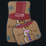 Christmas Car Mat Snowman Autofußmatte<br><div class="desc">Weihnachtswagenmatten,  Kinderwagen,  Snowman-Matten,  Santa Car Mats,  Elf-Autos, </div>