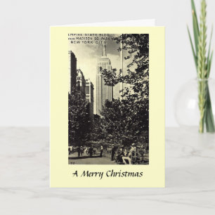 Christmas Card - Empire State Building Feiertagskarte