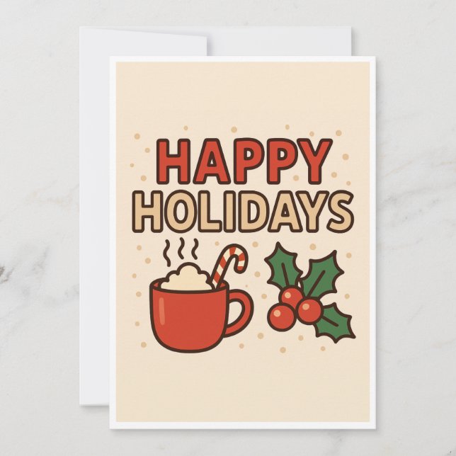 Christmas card feiertagskarte (Vorderseite)