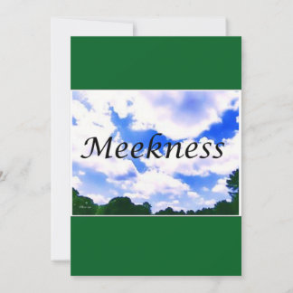 christmas card---meekness feiertagskarte