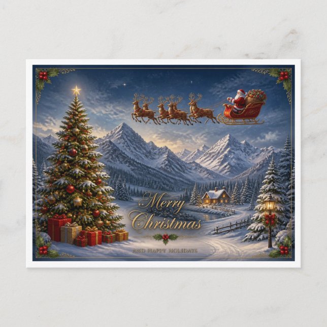 christmas card postkarte (Vorderseite)