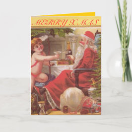 CHRISTMAS CARDS - SCHÖNE VIKTORIANISCHE ERA CARDS FEIERTAGSKARTE