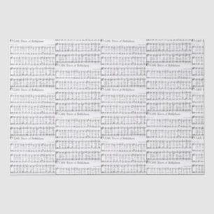 Christmas Carol Sheet Music Seidenpapier