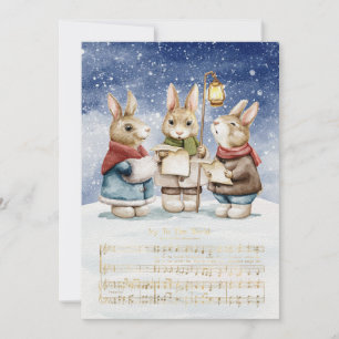 Christmas Carol Singing Bunnies   Freude an der We