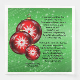 Christmas Carol Texte - Mitternacht - Mitternacht Serviette