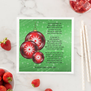 Christmas Carol Texte Once Royal Davids City - Wei Serviette