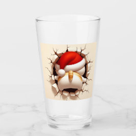 Christmas Cat 3D Glas