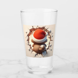 Christmas Cat 3D Glas