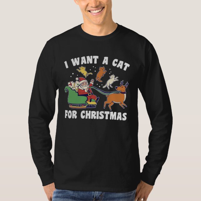 Christmas Cat Cats For All Christmas Cats  1 T-Shirt (Vorderseite)
