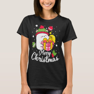 Christmas Cat Frohe Weihnachts-Party Santa Christm T-Shirt