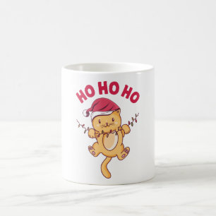 Christmas Cat Ho Ho Ho Kaffeetasse
