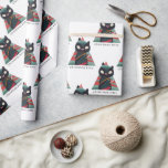 Christmas Cat Kitty Wrapper Geschenkpapier<br><div class="desc">Weihnachts Cat Kitty Wrapper für diesen Urlaub!</div>