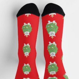 CHRISTMAS CAT SOCKEN