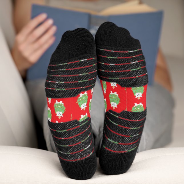 CHRISTMAS CAT SOCKEN (Unterseite)