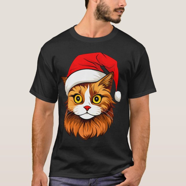 Christmas cat T-Shirt (Vorderseite)