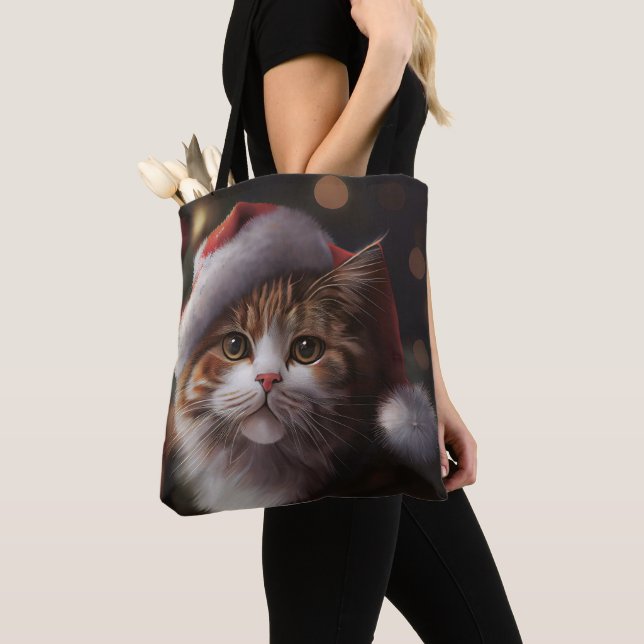 CHRISTMAS CAT-TASCHE (Von Nahem)