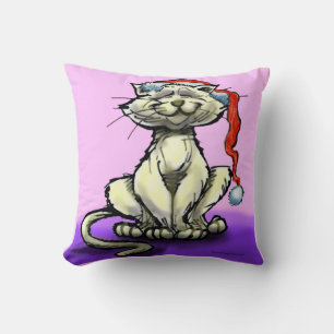 Christmas Cat Throw Kissen