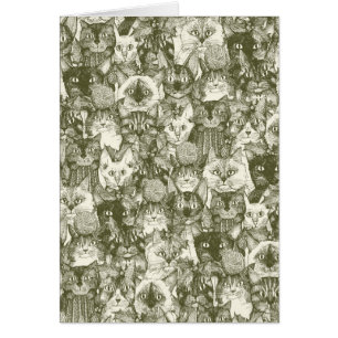 CHRISTMAS CATS NATURAL