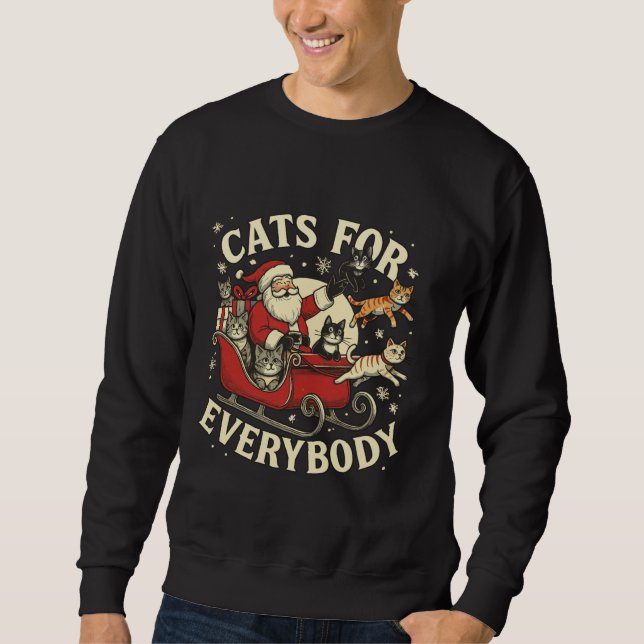 Christmas Cats  Sweatshirt (Vorderseite)