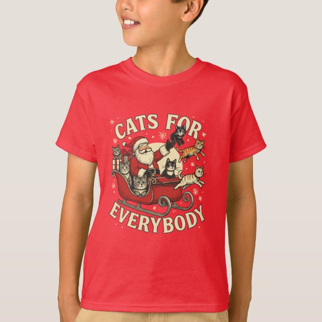 Christmas Cats  T-Shirt (Vorderseite)