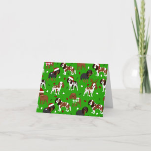 Christmas Cavalier King Charles Spaniel Karte