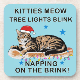 Christmas celebration getränkeuntersetzer