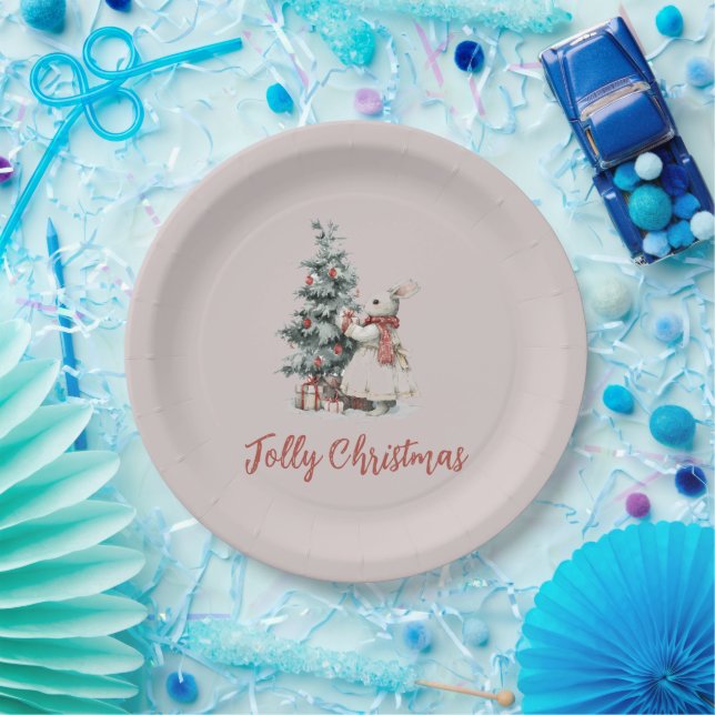 Christmas Celebration Paper Plate | Joyful Holiday Pappteller (Party)