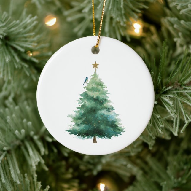 Christmas Ceramic Ornament (Baum)