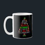 Christmas Cheer Is Teaching ESL Santa Elf Kaffeetasse<br><div class="desc">Weihnachtsmann unterrichtet ESL Santa Elf Lehrer Group T - Shirt</div>