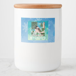 Christmas Chickadee Chatter Lebensmitteletikett