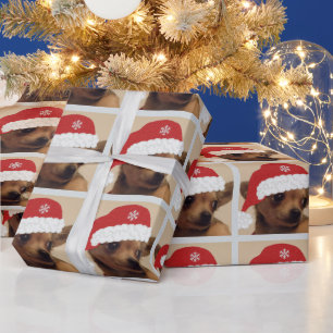 Christmas Chihuahua Wrapping Paper Geschenkpapier