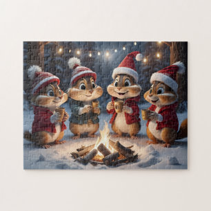 Christmas Chipmunks Puzzle