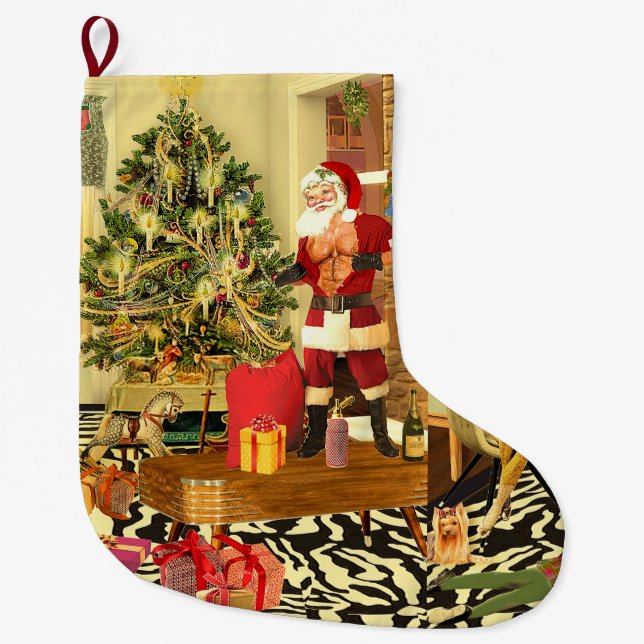 Christmas Chippendale Großer Weihnachtsstrumpf (Vorderseite)