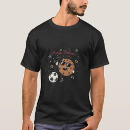 Christmas Chocolate Cookie and Soccer Ball T-Shirt