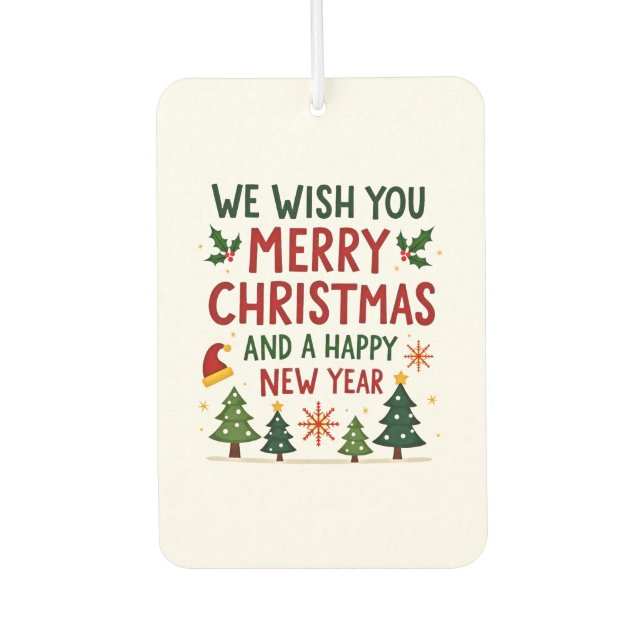 Christmas Christmas Christmas Christmas Christmas  Autolufterfrischer (Vorderseite)