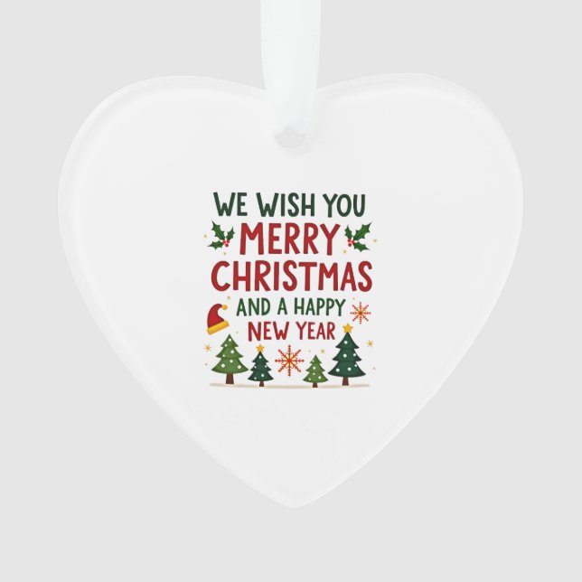 Christmas Christmas Christmas Christmas Christmas  Ornament (Vorderseite)