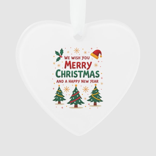 Christmas Christmas Christmas Christmas Christmas  Ornament (Vorderseite)