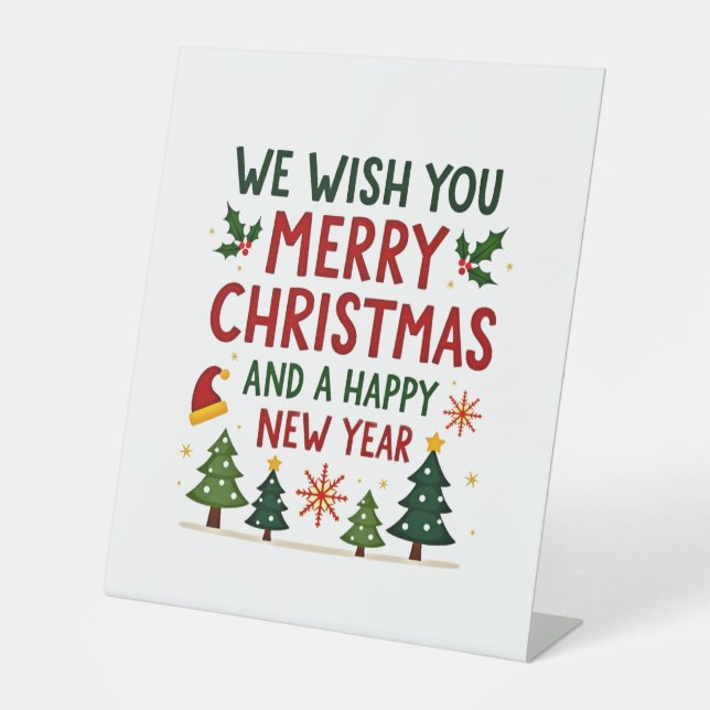 Christmas Christmas Christmas Christmas Christmas  Sockelschild (Vorderseite)