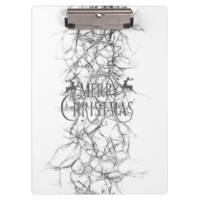 CHRISTMAS Clipboard ART UND DESIGN Klemmbrett (Vorderseite)